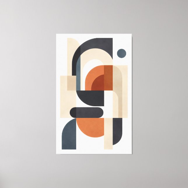 Quiet Geometry in Balance Leinwanddruck (Vorderseite)