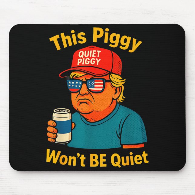 Quiet Ggy Tees Family Friends Funny Design Perfect Mousepad (Vorne)