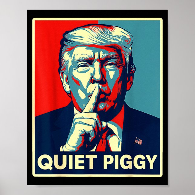 Quiet Ggy Tees Funny Quiet Ggy  Poster (Vorne)