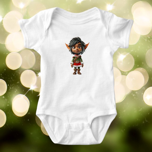Quiet Girl Christmas Elf Baby Bodysuit Strampler (Von Creator hochgeladen)