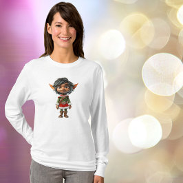 Quiet Girl Christmas Elf Women's T-Shirt