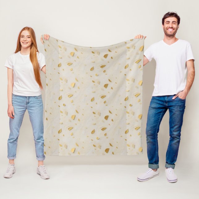 Quiet Gold — Subtile Luxus & Hochzeitssuite Fleecedecke (Beispiel)