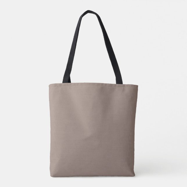 Quiet Luxury Greige-Tasche (Rückseite)