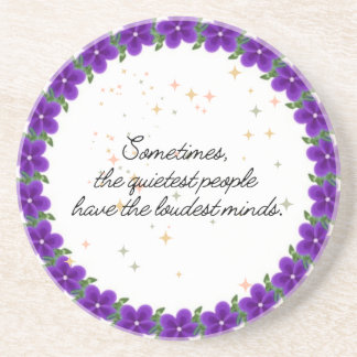 "Quiet Minds" Getränkeuntersetzer