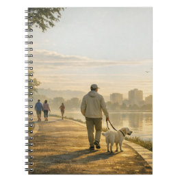 Quiet Morning Walk – Classic Spiral Notebook Notizblock