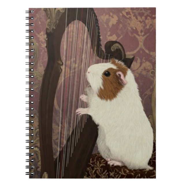 Quiet Recital – Guinea Pig Notebook Notizblock (Vorderseite)