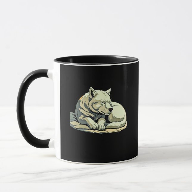 Quiet Rest – Calm Animal Comfort Tasse (Links)