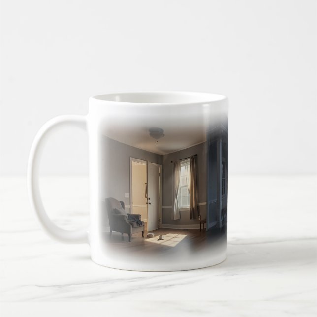 Quiet Storm Suburban Solitude Scene Tasse (Links)