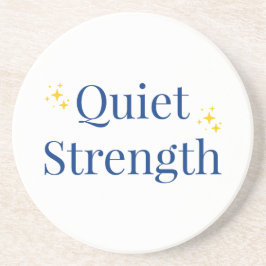 Quiet Strength Getränkeuntersetzer