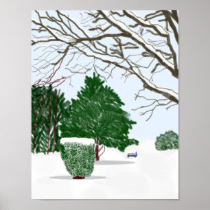 Quiet Winter Day Poster