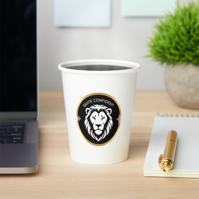 Quietly Confident – Minimal Typography Design for  Pappbecher (InSitu)