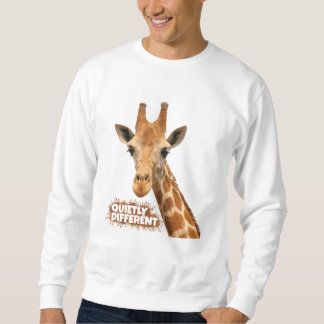 Quietly Different Giraffe - Giraffe Art Sweatshirt
