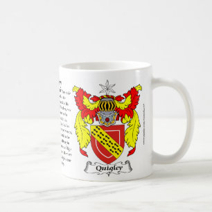 Quigley Familien-Wappen Kaffeetasse