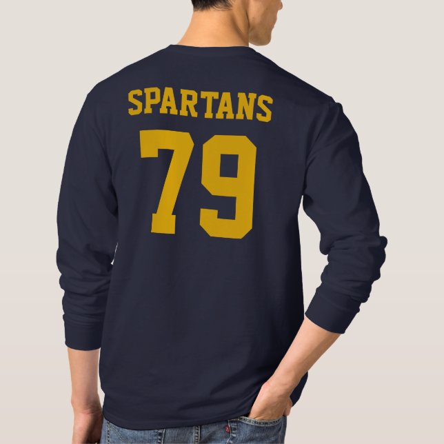 QUIGLEY SOUTH SPARTANS LOGO - SCHWEISSER PULLOVER (Rückseite)