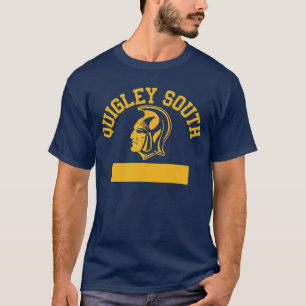 QUIGLEY SOUTH SPARTANS LOGO T-SHIRT .. NAME PLATTE