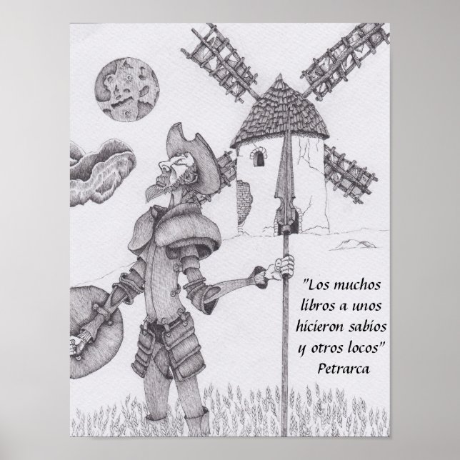 Quijote von Mancha Poster (Vorne)