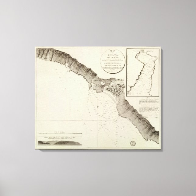 Quilca, Peru Leinwanddruck (Vorderseite)