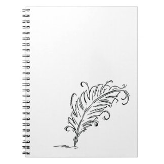 Quill Pen-Notebook Notizblock