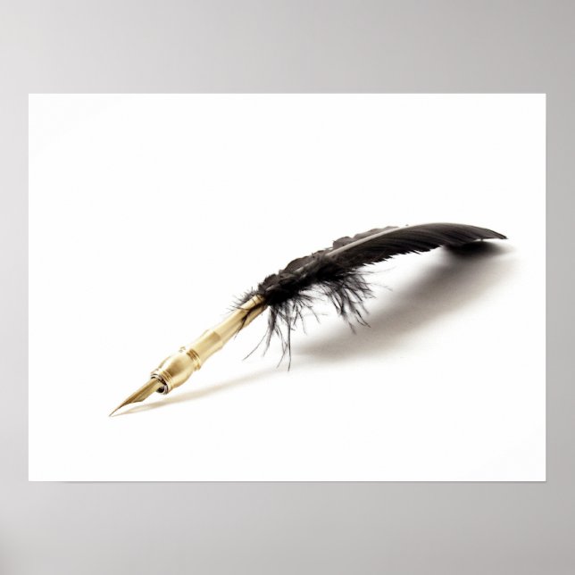 Quill Pen Print Poster (Vorne)