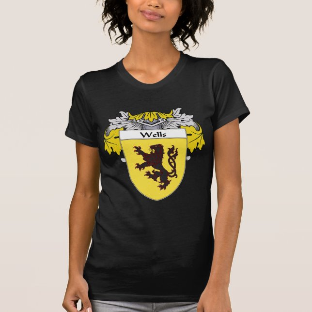 Quillt Wappen hervor (überzogen) T-Shirt (Vorderseite)