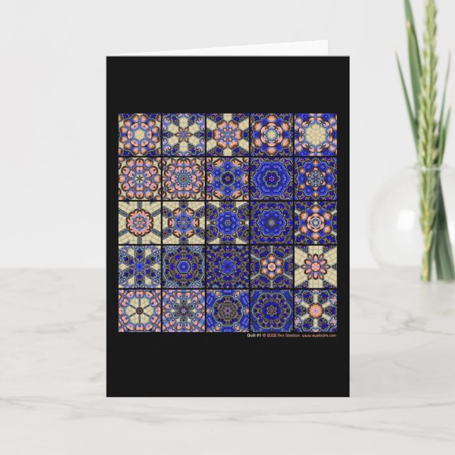 Quilt #1 karte (Vorderseite)