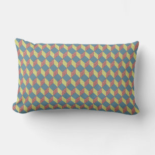 Quilt Baby Blockmuster in Retro-Farben Lendenkissen