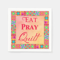 Quilt Blocks fressen Beten Gelbes orangefarbenes P