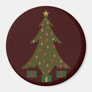 Quilt Christmas Magnet