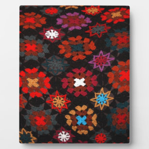 Quilt Crochet Fotoplatte