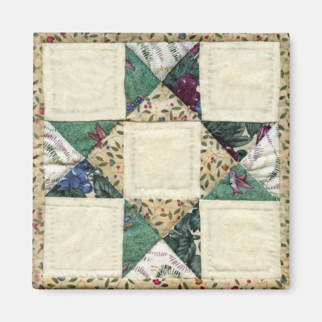 Quilt-Design-Magnet Magnet (Vorne)