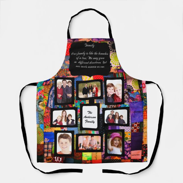 QUILT-FOTO-FRAME-ADD-FOTO SCHÜRZE (Vorderseite)