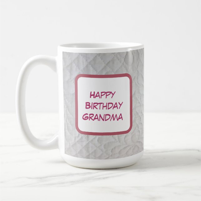 Quilt Geburtstag an Oma Kaffeetasse (Links)