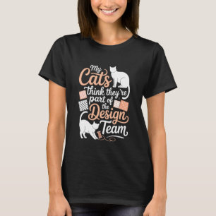 Quilt-Humor für Katzenliebhaber Nähen Lustiges Str T-Shirt
