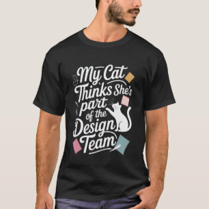 Quilt Humor Nähen Stricken für Katzenliebhaber Qui T-Shirt