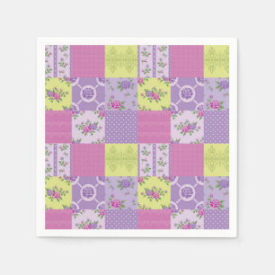 Quilt Look Patches Serviette