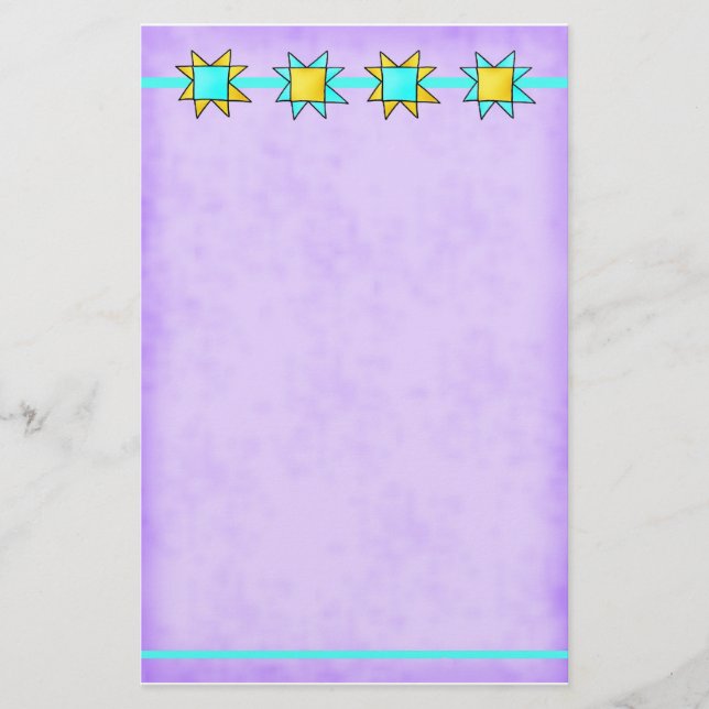 Quilt Lover Dog-Papier, kundenspezifisch Briefpapier (Vorderseite)