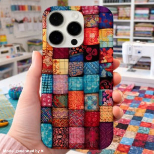Quilt Lover's Design - Patchwork Art iPhone 16 Pro Hülle