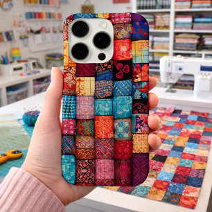 Quilt Lover's Design - Patchwork Art iPhone 16 Pro Hülle