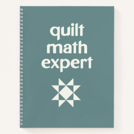 Quilt-Mathematik-Experte Graphikpapier für Quilter Notizbuch