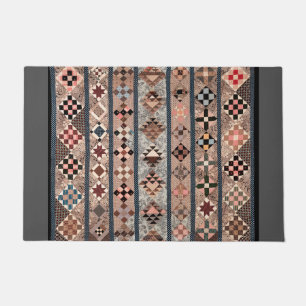 Quilt mit geometrischen Formen Fußmatte