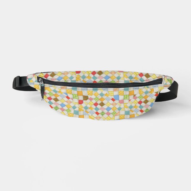QUILT MOSAIC Fanny Pack Bauchtasche (Vorderseite)