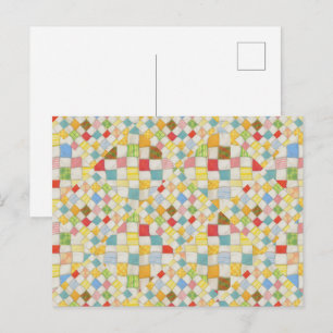 QUILT-MOSAİK Postkarte