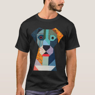 Quilt-Muster-Hund zum Beenden von Lover Quilter Se T-Shirt