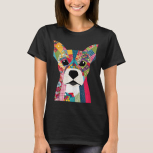Quilt-Muster-Hund zum Beenden von Lover Quilter Se T-Shirt