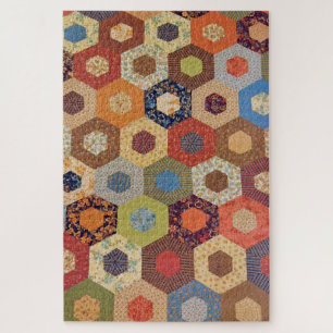 Quilt-Muster-Liebe Quilt-Nähen Puzzle