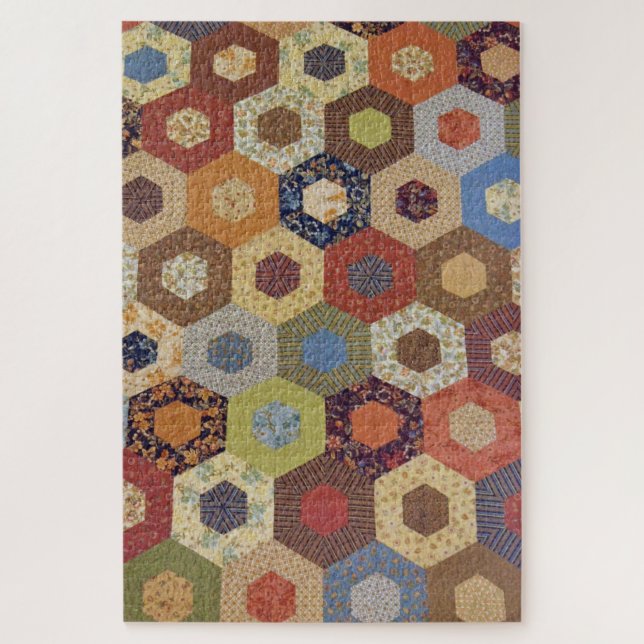 Quilt-Muster-Liebe Quilt-Nähen Puzzle (Vertikal)