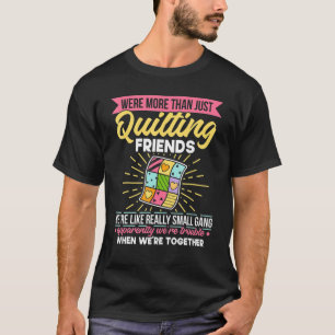 Quilt-Nähmaschine, gequetscht und geknetet T-Shirt