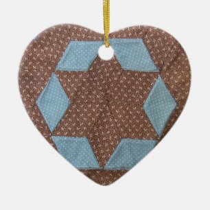 Quilt Pattern - Schloss Keramik Ornament