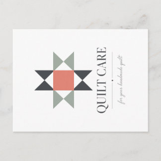Quilt-Pflege-Postkarte Color Catcher Ver Postkarte