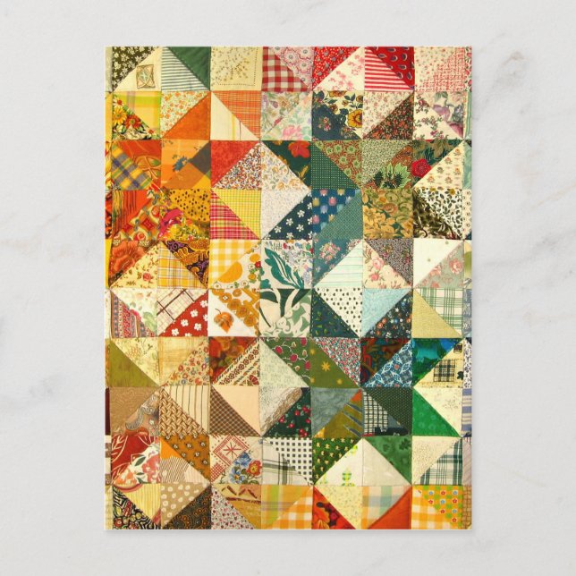 Quilt Postkarte (Vorderseite)